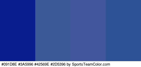 #091D8E #3A5996 #42569E #2D5396 Colors