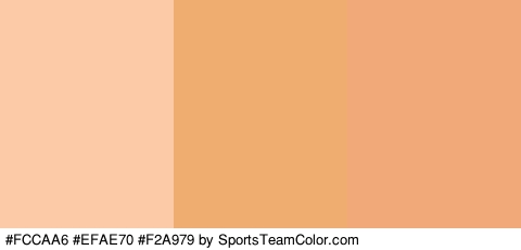 #FCCAA6 #EFAE70 #F2A979 Colors