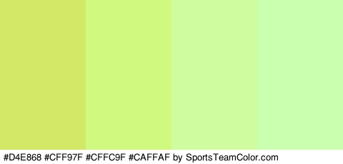 #D4E868 #CFF97F #CFFC9F #CAFFAF Colors