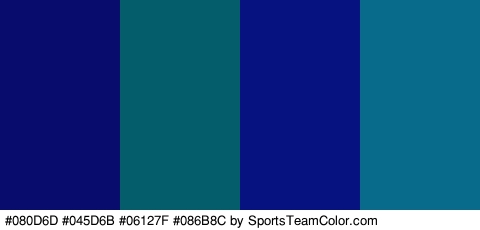 #080D6D #045D6B #06127F #086B8C Colors