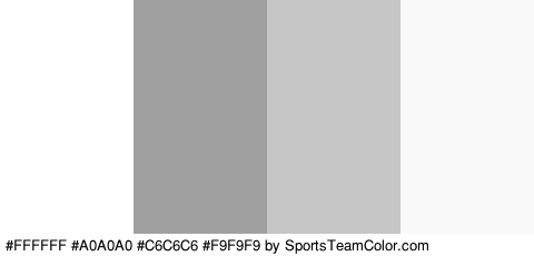 #FFFFFF #A0A0A0 #C6C6C6 #F9F9F9 Colors