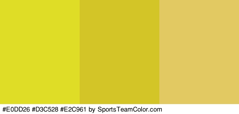 #E0DD26 #D3C528 #E2C961 Colors