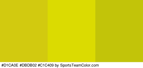 #D1CA0E #DBDB02 #C1C409 Colors