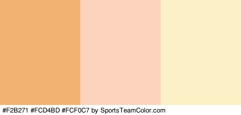 #F2B271 #FCD4BD #FCF0C7 Colors