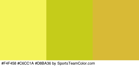 #F4F458 #C6CC1A #D8BA36 Colors