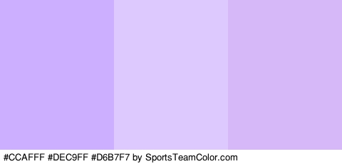 #CCAFFF #DEC9FF #D6B7F7 Colors