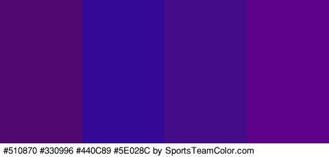 #510870 #330996 #440C89 #5E028C Colors