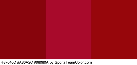 #87040C #A80A2C #96060A Colors