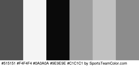 #515151 #F4F4F4 #0A0A0A #9E9E9E #C1C1C1 #8C8C8C Colors