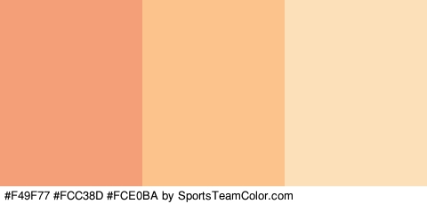 #F49F77 #FCC38D #FCE0BA Colors