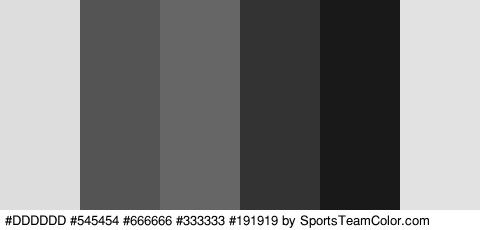 #DDDDDD #545454 #666666 #333333 #191919 #E2E2E2 Colors