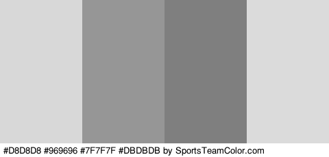 #D8D8D8 #969696 #7F7F7F #DBDBDB Colors