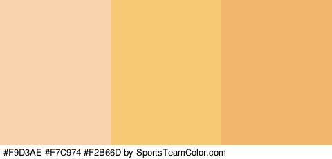 #F9D3AE #F7C974 #F2B66D Colors