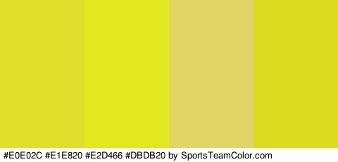 #E0E02C #E1E820 #E2D466 #DBDB20 Colors