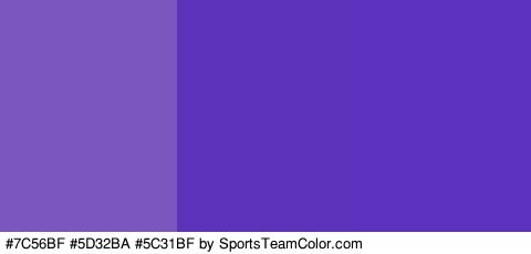 #7C56BF #5D32BA #5C31BF Colors