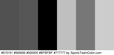 #515151 #565656 #000000 #BFBFBF #777777 #CCCCCC Colors