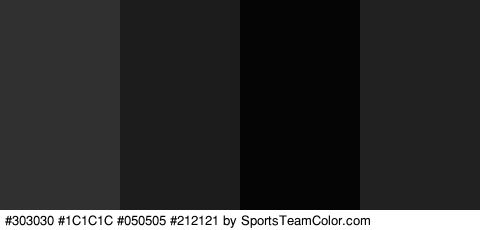 #303030 #1C1C1C #050505 #212121 Colors