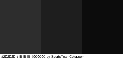 #2D2D2D #1E1E1E #0C0C0C Colors