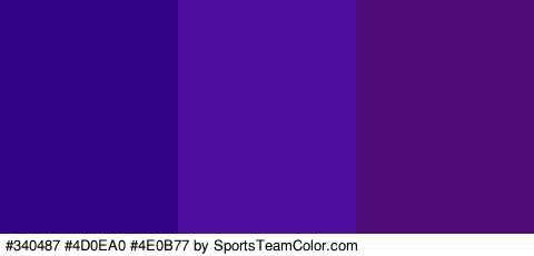 #340487 #4D0EA0 #4E0B77 Colors