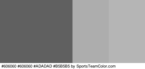 #606060 #606060 #ADADAD #B5B5B5 Colors