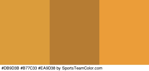 #DB9D3B #B77C33 #EA9D38 Colors