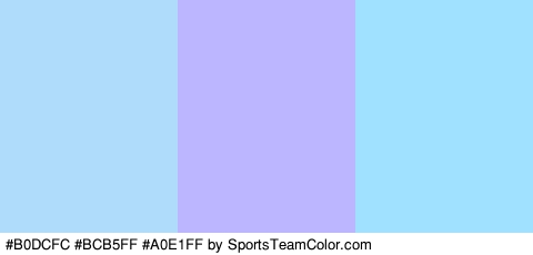 #B0DCFC #BCB5FF #A0E1FF Colors