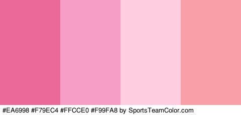 #EA6998 #F79EC4 #FFCCE0 #F99FA8 Colors