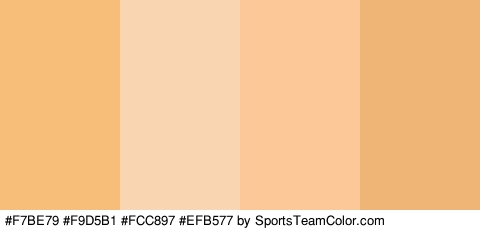 #F7BE79 #F9D5B1 #FCC897 #EFB577 Colors