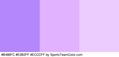 #B488FC #E0B2FF #ECCCFF Colors