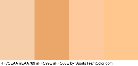 #F7CEAA #EAA769 #FFC99E #FFC68E Colors