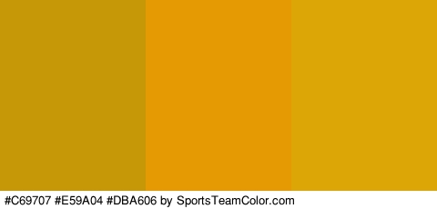 #C69707 #E59A04 #DBA606 Colors