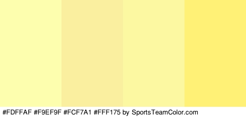 #FDFFAF #F9EF9F #FCF7A1 #FFF175 Colors