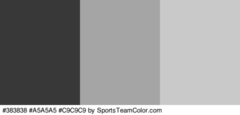 #383838 #A5A5A5 #C9C9C9 Colors