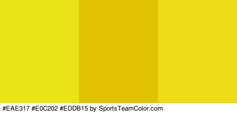 #EAE317 #E0C202 #EDDB15 Colors