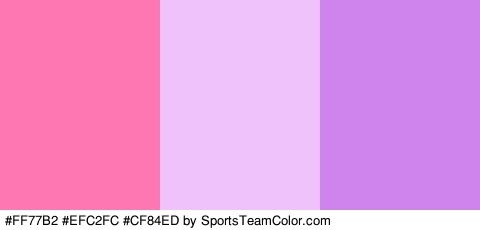 #FF77B2 #EFC2FC #CF84ED Colors