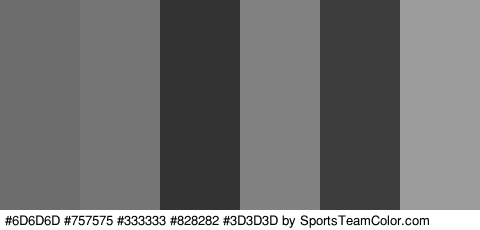 #6D6D6D #757575 #333333 #828282 #3D3D3D #9B9B9B Colors