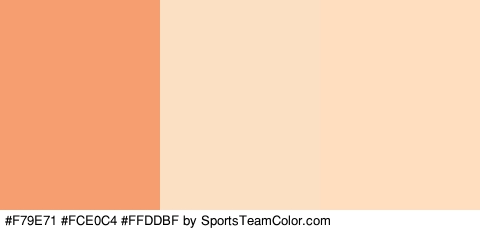 #F79E71 #FCE0C4 #FFDDBF Colors