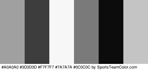 #A0A0A0 #3D3D3D #F7F7F7 #7A7A7A #0C0C0C #C4C4C4 Colors