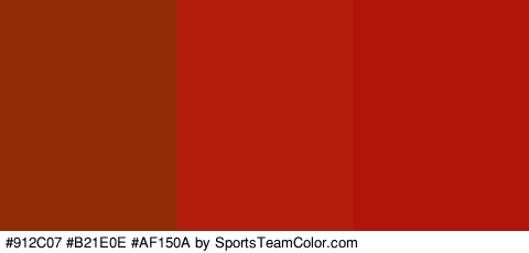 #912C07 #B21E0E #AF150A Colors