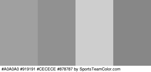 #A0A0A0 #919191 #CECECE #878787 Colors