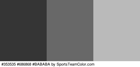 #353535 #686868 #BABABA Colors