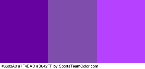 #6603A0 #7F4EAD #B642FF Colors