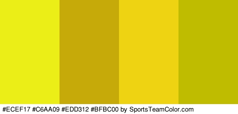 #ECEF17 #C6AA09 #EDD312 #BFBC00 Colors