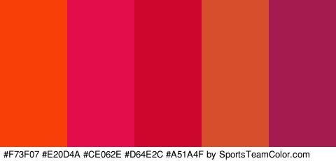 #F73F07 #E20D4A #CE062E #D64E2C #A51A4F Colors