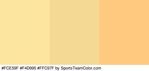 #FCE59F #F4D995 #FFC97F Colors