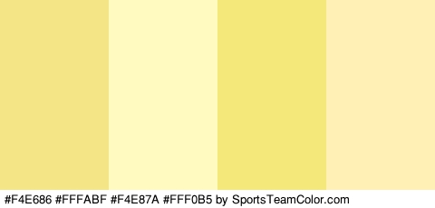 #F4E686 #FFFABF #F4E87A #FFF0B5 Colors