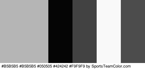 #B5B5B5 #B5B5B5 #050505 #424242 #F9F9F9 #4C4C4C Colors