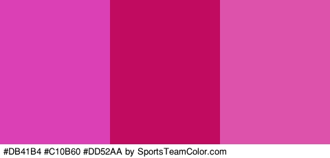 #DB41B4 #C10B60 #DD52AA Colors