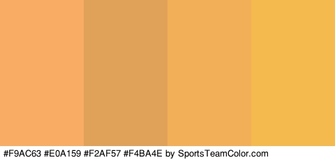 #F9AC63 #E0A159 #F2AF57 #F4BA4E Colors