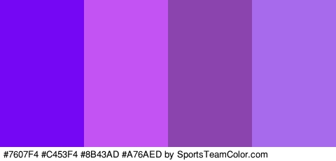 #7607F4 #C453F4 #8B43AD #A76AED Colors